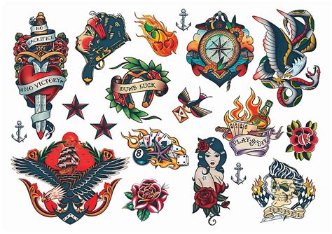 You will find a lot of designs that endured the test of time and became classics right here in one of our most popular collections. Temporary Tattoos Guru Vintage Style Rockabilly Amazing ...