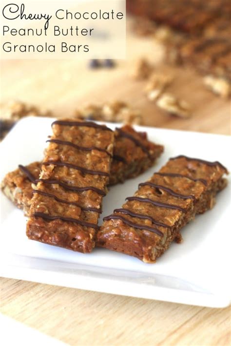 Chewy Peanut Butter Granola Bar Recipe Catch My Party