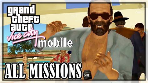 Gta Vice City Mobile All Missions 1080p Full Game Walkthrough Youtube