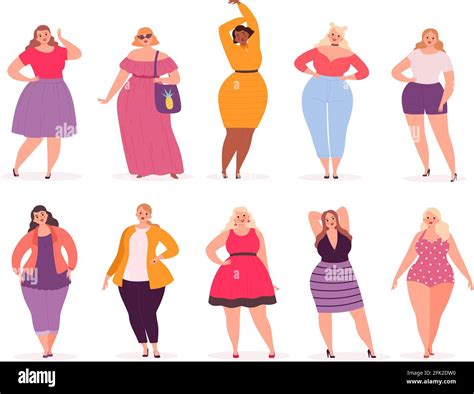 Curvy Standing Stock Vector Images Alamy