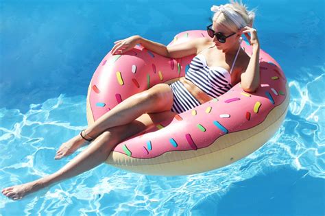 Equipped with a safety tow rope to ensure the safety of kids and prevent accidents. 2019 Big Mouth Pool Float Gigantic Donut Pool Inflatable ...