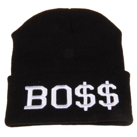 Retail Bo Beanies Hats Hip Hop Wool Winter Cotton Boss Knitted Warm