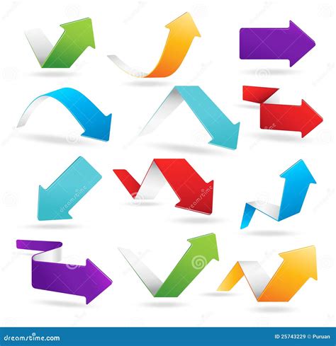 Colorful Arrows Stock Vector Illustration Of Banner 25743229