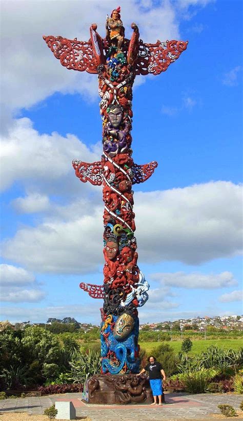 A T From Maori And All New Zealanders To The World The Pou Kapua