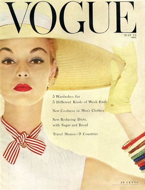 Vogue May 1954 Jean Patchett Vogue Magazine Covers Fashion Magazine