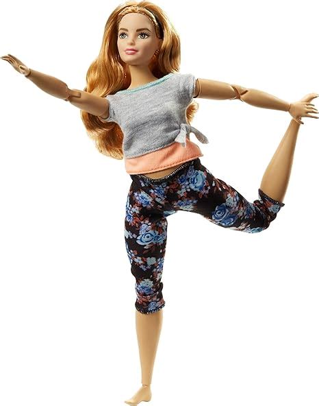 Boneca Barbie Made To Move Feita Para Mexer Curvy Ftg Mattel