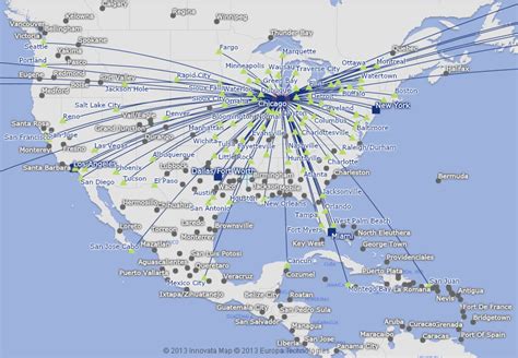 American Airlines Route Map Lax United Airlines And Travelling