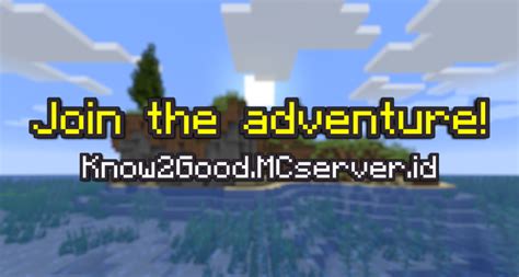 Vanilla Survival By Know2good Minecraft Server