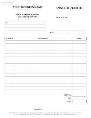 Create a proforma invoice using our free template listed below. Fill In And Print Invoices - Fill Online, Printable, Fillable, Blank | PDFfiller