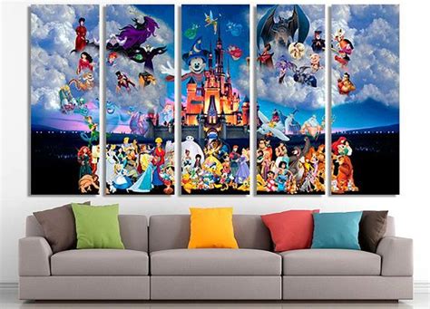 Disney Disney Canvas Disney Wall Art Disney Print Disney Art
