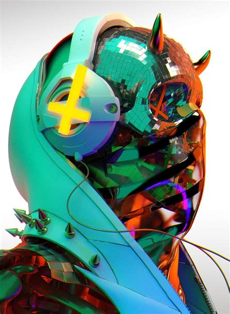Auʇıɔɥɹısʇ On Behance Cyberpunk Art Futuristic Art Cyberpunk Aesthetic