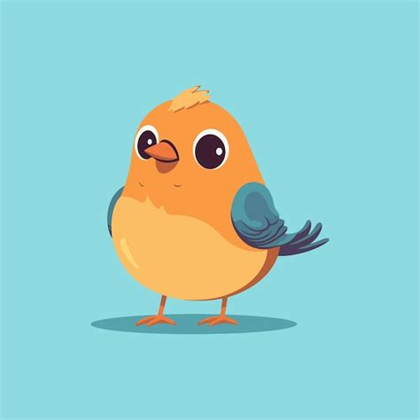 Premium Vector Cute Bird Cartoon Vector Illustration