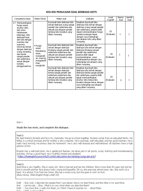 14+ Contoh Soal Descriptive Text Pendek - Kumpulan Contoh Soal