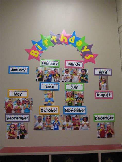 61 Best Birthday Chart Ideas For Kids Images On Pinterest Classroom