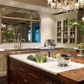 With kitchen islands now the norm in most modern homes, comfy bar stools are a must. Silver Travertine Marble Backsplash - Country - kitchen ...