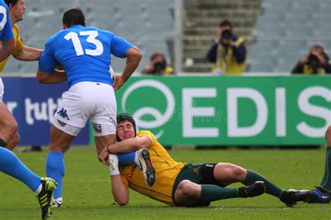 Rugby Test Match 2010 Italy Vs Australia Editorial Image Image Of Scrum National 17334980