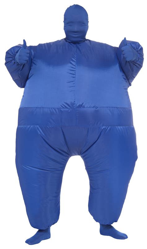 Rubies Costume Inflatable Full Body Suit Costume Blue One Size
