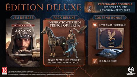 Assassin s Creed Mirage Edition Deluxe sur PS5 tous les jeux vidéo PS5