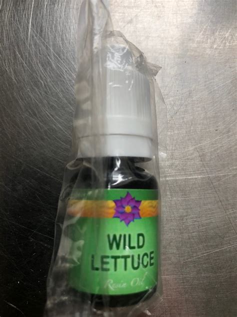 Wild Lettuce Resin Oil 10ml Wonderland Gardens The Wonderland Of