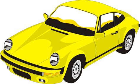 Yellow Car Cartoon Clipart Best