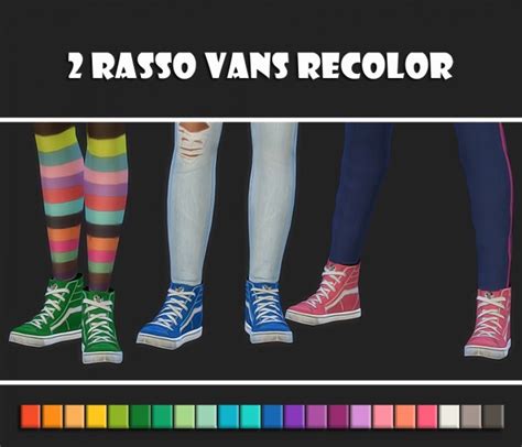 Simsworkshop 2 Rasso Vans Recolors By Maimouth Sims 4 Downloads