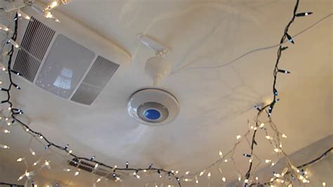 The moisture from a bathroom environment. 24" Mini Ceiling Fan in the Bathroom - YouTube