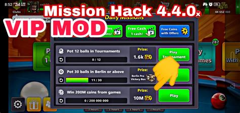 Do not hesitate is free! 8 ball pool mission hack 4.4.0