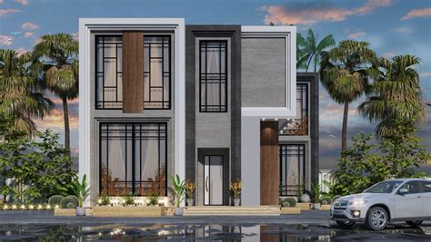 Modern Villa Elevation On Behance