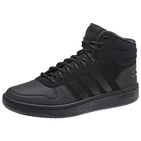 Try adidas high tops with molded ankle collars and responsive boost midsoles for four straight quarters of cushioning and support. adidas Hoops 2.0 Mid Black buy and offers on Dressinn