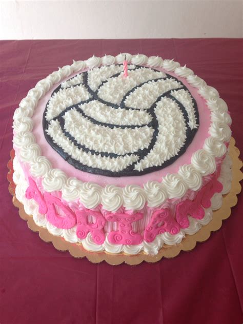 Volleyball Birthday Cake Volleyball Birthday Cakes Volleyball Cakes