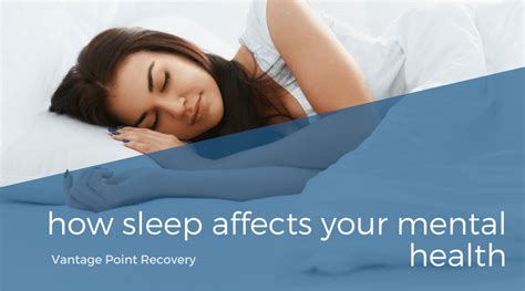 how sleep affects your mental health vantage point