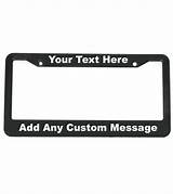 Personalized License Plate Frames Ideas