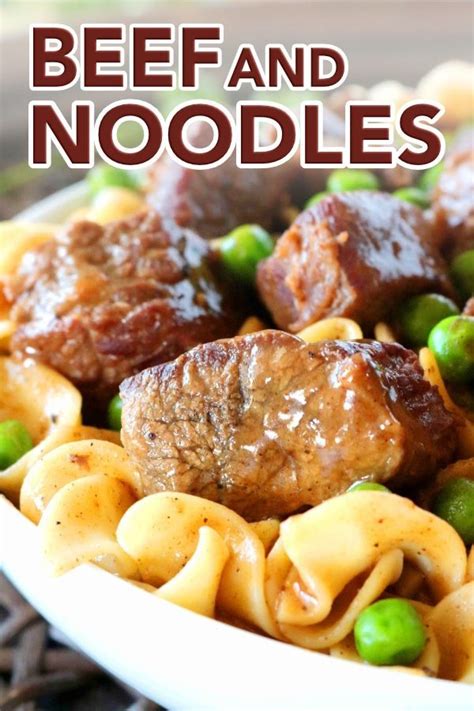 15, 2020 beef dinners that use lean cuts and healthy ingredients are packed with protein, iron and b vitamins, making beef a great choice for people with diabetes. Beef and Noodles | Recipe | Beef and noodles, Beef tips ...