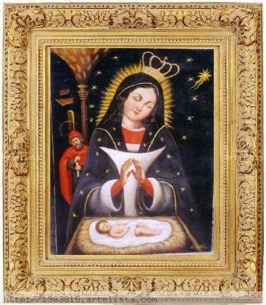Su fiesta patronal es el 21 de enero y día festivo/no laborable en la república dominicana donde muchos fieles devotos de la virgen van. virgen de la altagracia EUSEBIO VIDAL - Artelista.com