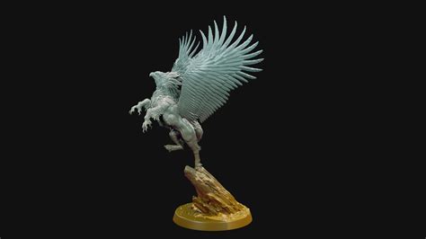 Flying Hippogriff Miniature For Dandd Pathfinder Rpg And Etsy Uk