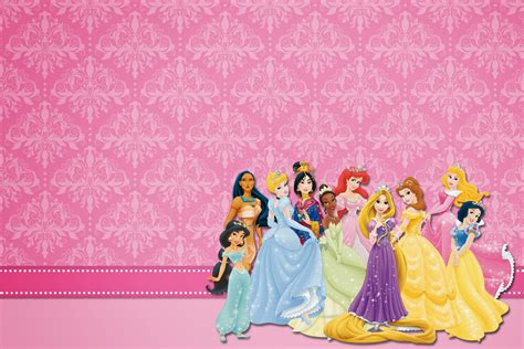 Princesas Disney: Invitaciones para Imprimir Gratis. - Ideas y material