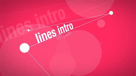 Лучшие проекты after effects » проекты для after effects » титры » страница 2. Lines Intro | Intro, After effects intro templates, Templates