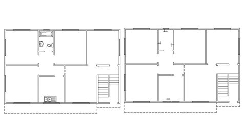 Free AutoCAD House Floor plan design DWG File - Cadbull