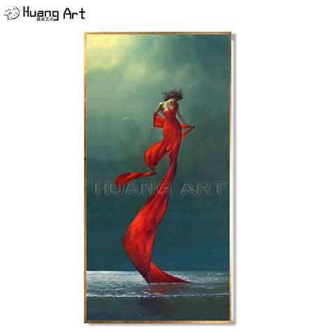 Top New Style Handmade Modern Abstract Lady Portrait Wall Artwork Sexy