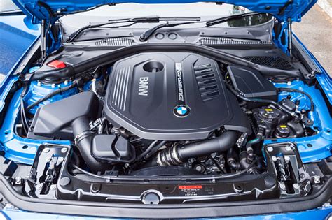 Ask any car enthusiast what bmw makes best and the answers will inevitably circle around one or two key elements — a small chassis and power going to the rear wheels. Bmw M140i 2017 Engine Stock Photo - Download Image Now ...