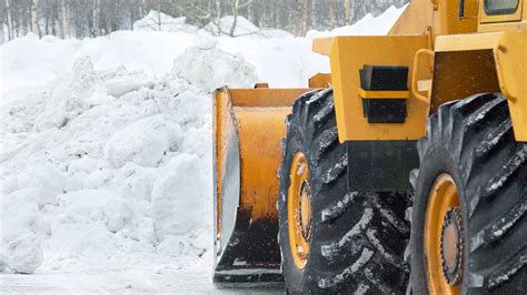 Heavy Equipment Used In Snow Removal Associated Training Services