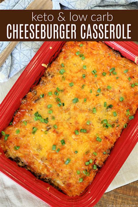 This is the best ground beef casserole i've made to date! Low Carb Cheeseburger Casserole Recipe - So Easy and Keto ...