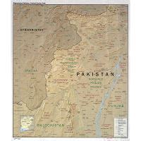 A gran escala mapa de administrativas divisiones de Afganistán y
