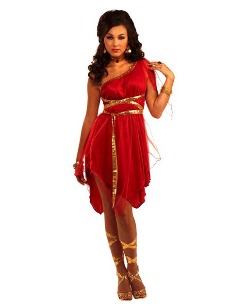 Womens Ruby Red Goddess Costume