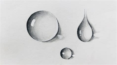 15 Top Pencil Drawing How To Draw A Water Drop Pencil Drawing Art