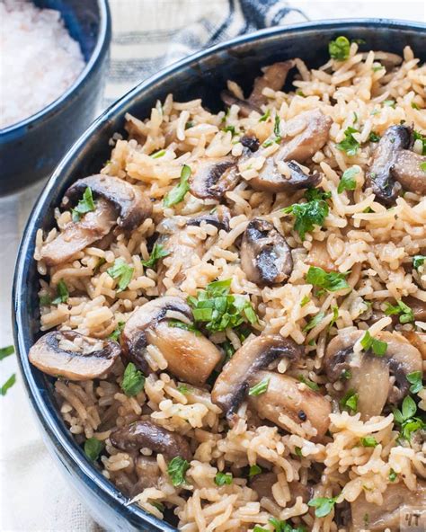 And don't forget the mushrooms, they add a great umami flavor to this delicious instant pot. Instant Pot Mushroom Rice - with parmesan Cheese