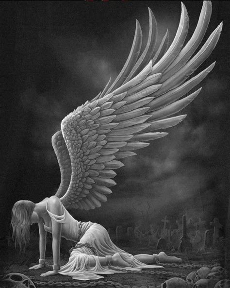 Pin By Valerie On Awesome Dark Art Beautiful Dark Art Angel Wings