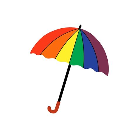 Premium Vector Rainbow Umbrella Pride Lgbt Rights Symbol Vector