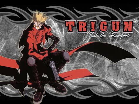 Vash The Stampede Trigun Trigun Anime Comic Book Cover
