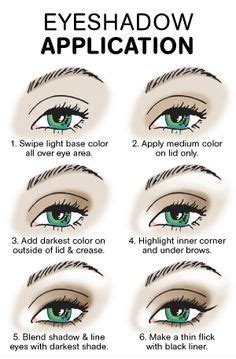 Create a thin line near the inner eye and paint it progressively thicker. How To Apply Eye Shadow For Beginners? Tutorials | Eye makeup application, Basic eye makeup, Eye ...